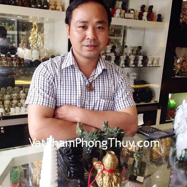 Anh Sơn - khách hàng mua tỳ hưu hắc ngà H011,tháp văn xương đá ngọc trắng, rồng lam ngọc , hồ lô đồng bát tiên D107, kỳ lân lam ngọc  HM090, tỳ hưu đeo cổ đá mắt mèo S6033