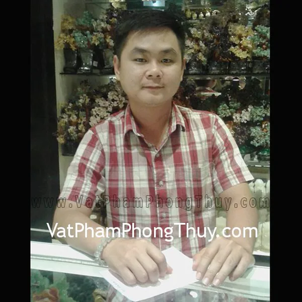 Anh Sơn - Khách hàng mua trang sức chuỗi thạch anh tóc đen S6117-S3-1379