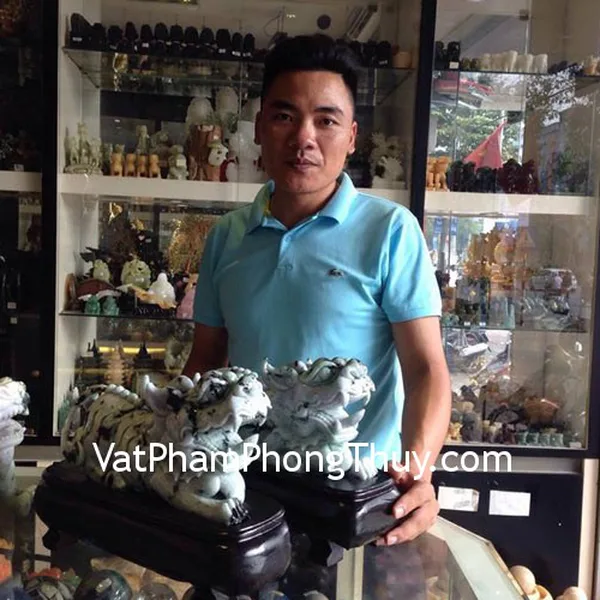 Anh Thế- khách hàng mua tỳ hưu ngọc Phỉ Thúy ND113-2