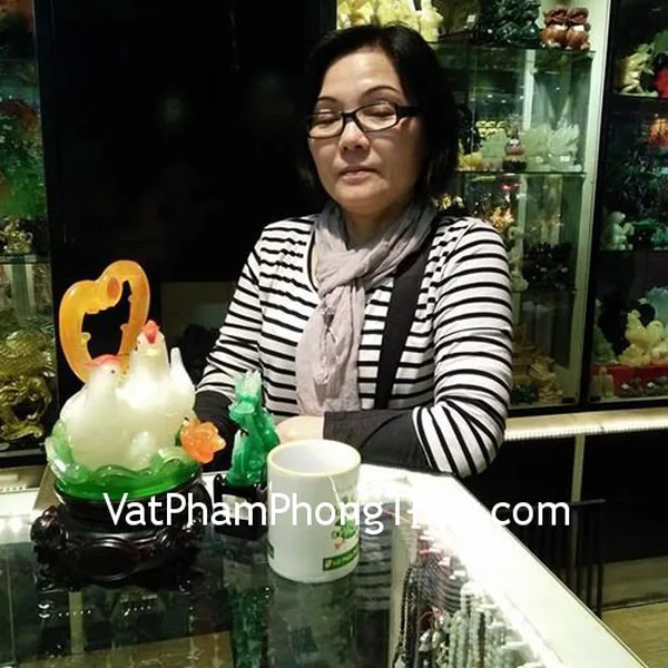 Chị Dung - Khách hàng mua Rồng xanh G157A và Uyên ương trắng H487G