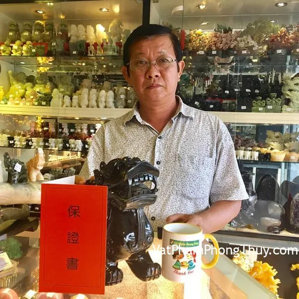 Chú Dũng - khách hàng mua Tỳ Hưu Bắc Kinh đen khủng BKD-L