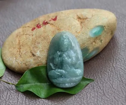 Phật bản mệnh Phỉ Thúy lớn A+++ (Mùi+Thân) - Như Lai Đại Nhật S6508-6