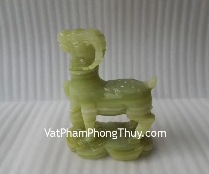 Tượng dê đứng nhỏ đá cẩm thạch FD1501