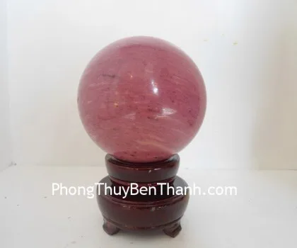 Quả cầu đá hồng vân M194-S6-1648