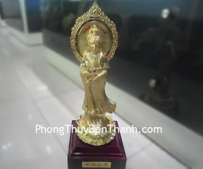 Quan công vàng cưỡi ngựa lớn - vũ thần tài H272G