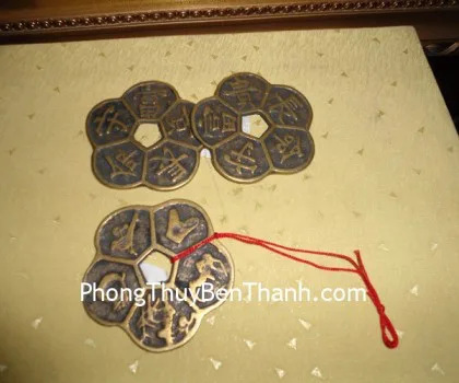 Tiền hoa mai liền(trường thọ phú quý) CC1139