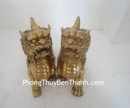 Cặp tỳ hưu đồng cánh trơn D1113