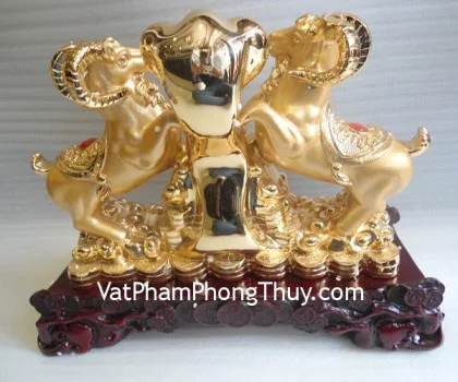 Dê 3 con vàng to - kim dương như ý H024G