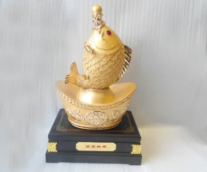 Cá chép vàng trên đỉnh vàng - phú quý hữu dư H300G