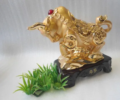 Trâu vàng khoác tiền nhỏ - ngưu thế H399G