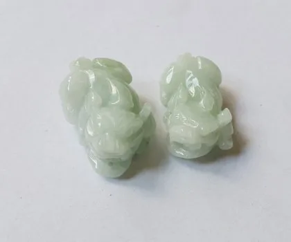 Mặt tỳ hưu PT vân xanh A+++++(24.52gr)(GCN1745) S6632-S2-7820