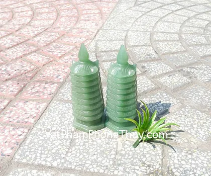Tháp văn xương lam ngọc 9 tầng lớn FGM054