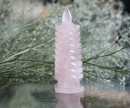 Tháp văn xương lam ngọc 7 tầng (13cm) FGM059