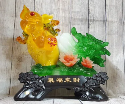 Vua heo đồng khủng ôm hồ lô khủng trên đống tiền D295