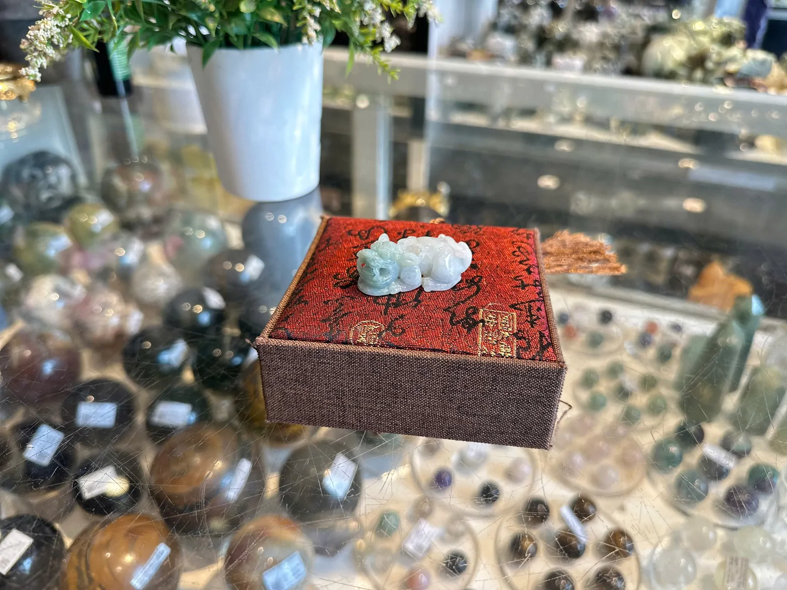 Tỳ hưu ngọc phỉ thúy xanh siêu cấp A++++++ (GCN 17320 - 26.54 gr) S6898-S3-7405