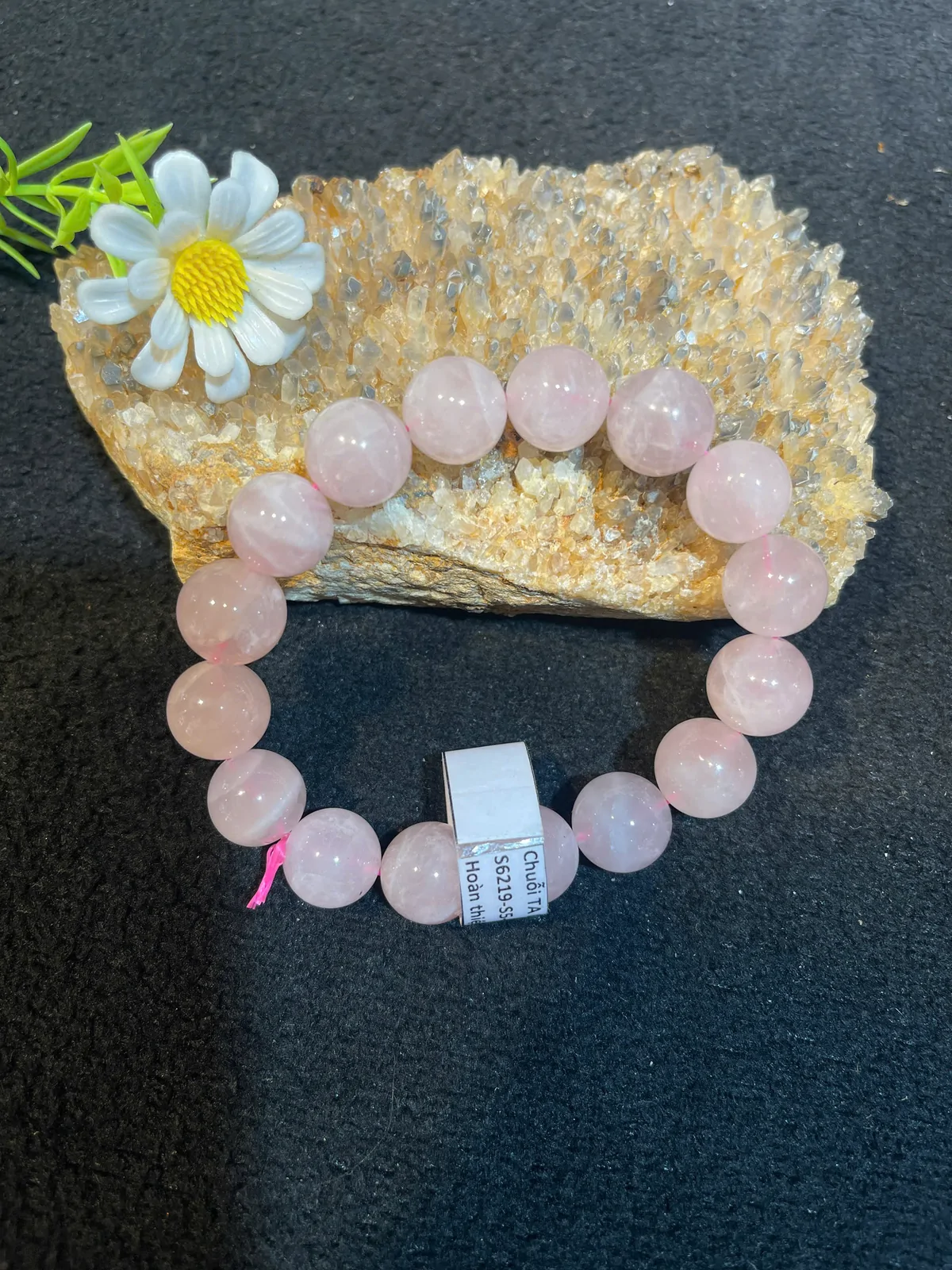 Chuỗi thạch anh hồng Madagascar ( 52.1gr) S6219-S5-1826