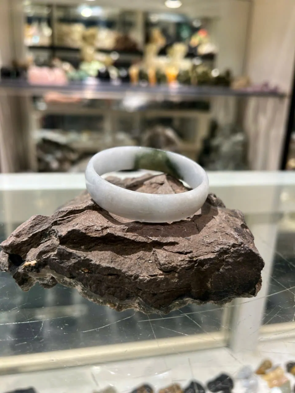 Vòng cẩm thạch bản mỏng vân xanh(25.86gr)(GCN6994) S6621-S1-5819