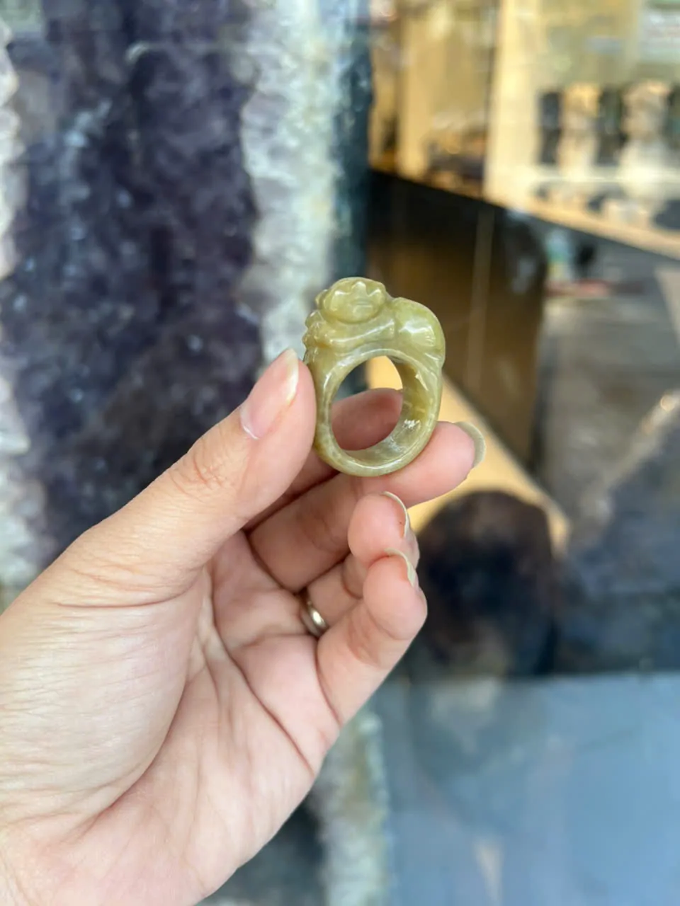 Nhẫn Tỳ Hưu ngọc Phỉ Thúy S067