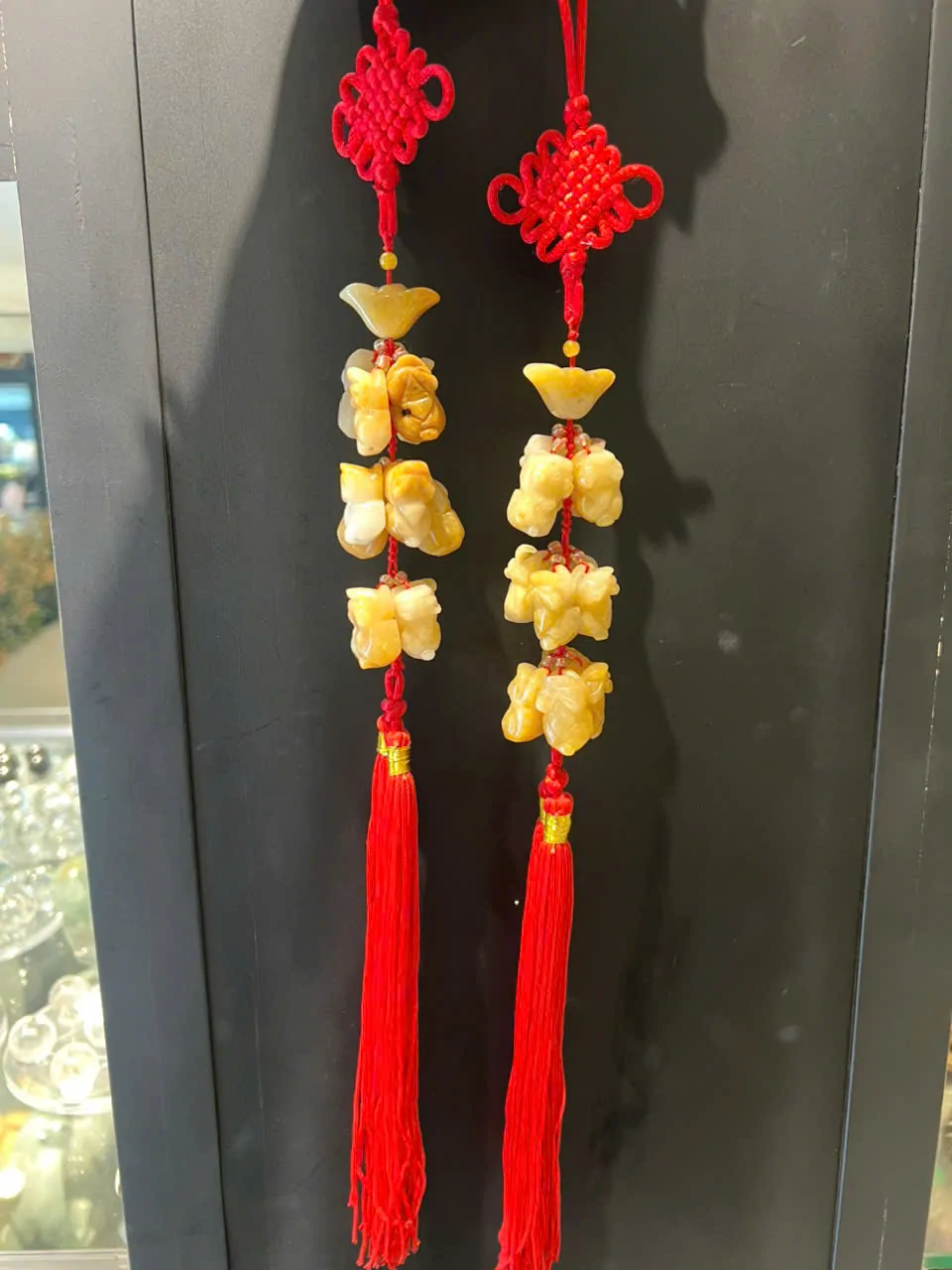 Ngọc bội treo 12 Tỳ Hưu+nén vàng Hoàng Long S238