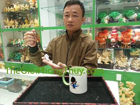 Chú Lịch - Khách mua Tỳ hưu phỉ thúy miệng ngậm như ý FS6329
