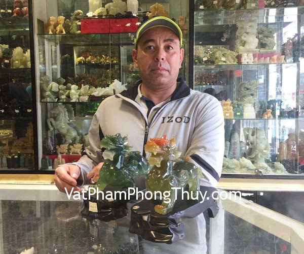 Anh Hiếu - Khách hàng mua cặp Tỳ hưu xanh H143G