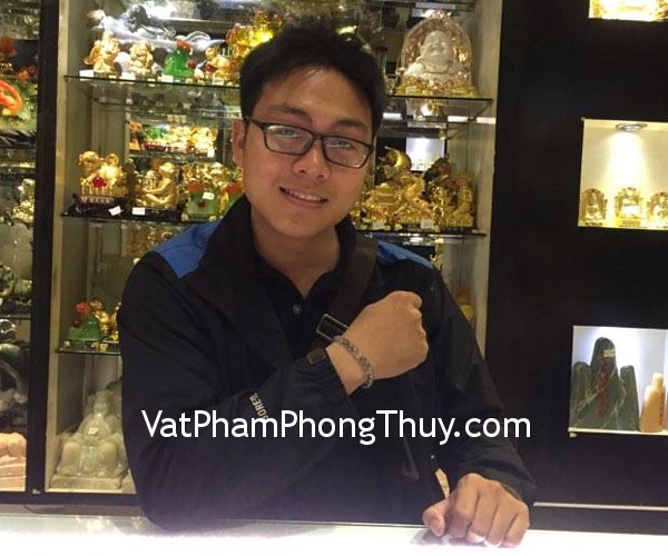 Anh Long- khách hàng mua chuỗi thạch anh tóc đen A+ Braxin S6222-S3-914
