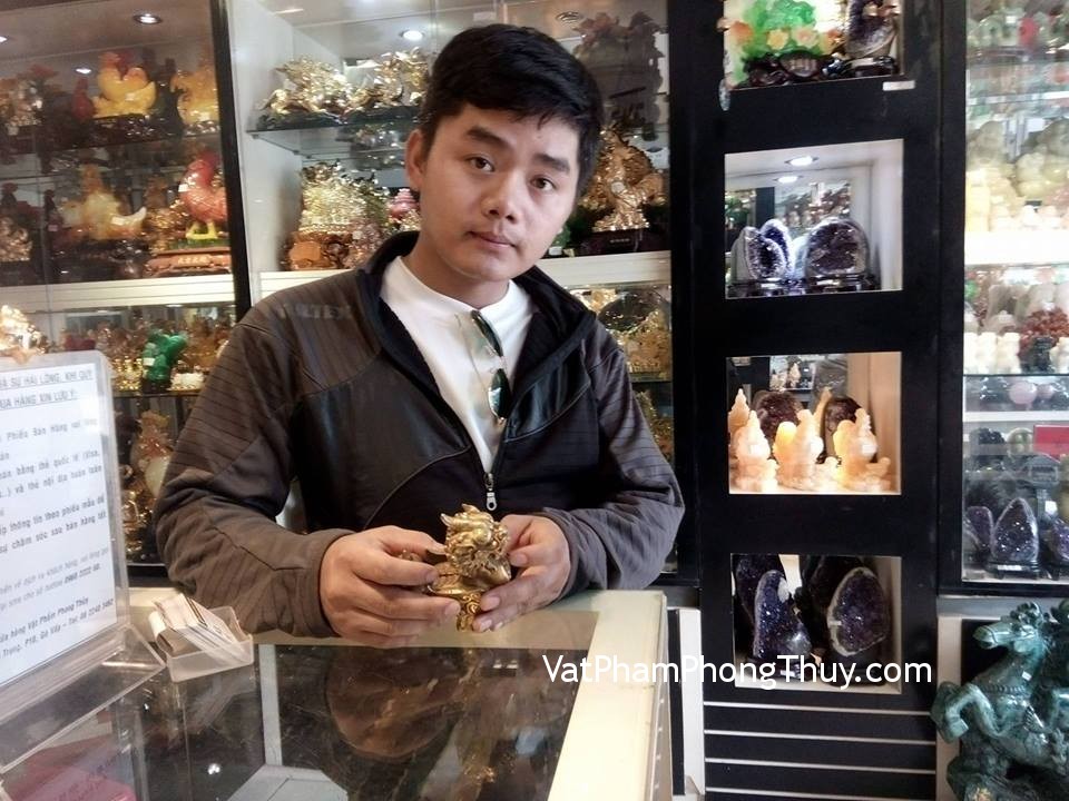 Anh Thanh - khách hàng mua tỳ hưu đồng 6 tấc D211