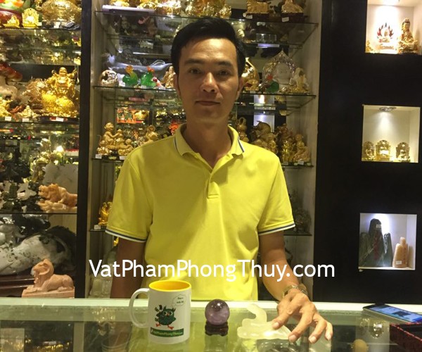 Anh Hiếu-khách hàng mua bộ 12 con giáp thanh ngọc M113 và quả cầu thạch anh tím GM142-S3-1123