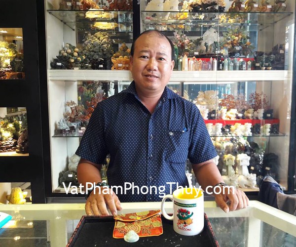 Anh Toàn - khách hàng mua Phật Di Lạc ngọc Phỉ thúy S6627-2460, Chuỗi mã não rong biển S6450